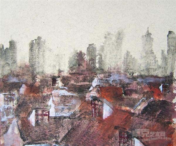 《城市的记忆》   26.5x23.5cm