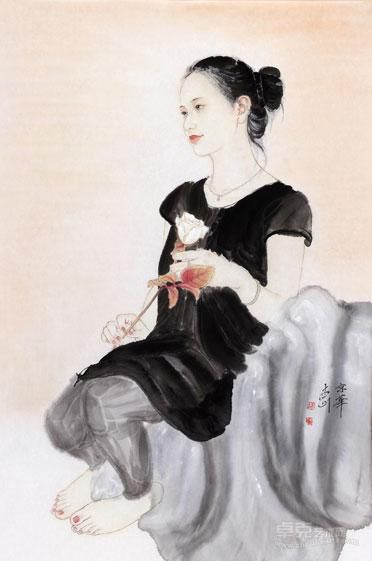 白玫瑰   97x60cm