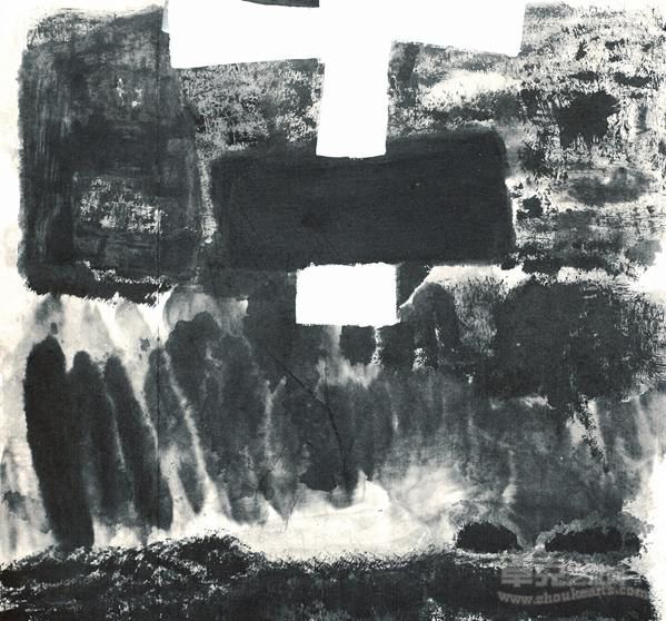 《山川圣迹图》  岛子 95x95cm 2007年