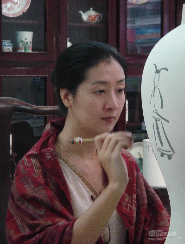 2006在景德镇画瓷