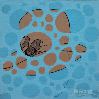 C-1布面综合 25x25cm 2011 肖梦秋