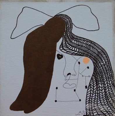 B-5 布面综合 25x25cm 2011 肖梦秋