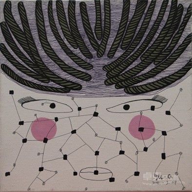 B-4布面综合 25x25cm2011 肖梦秋