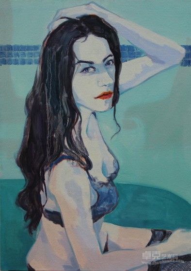 No.12.2013 布面油画 50x70cm 蒋兴