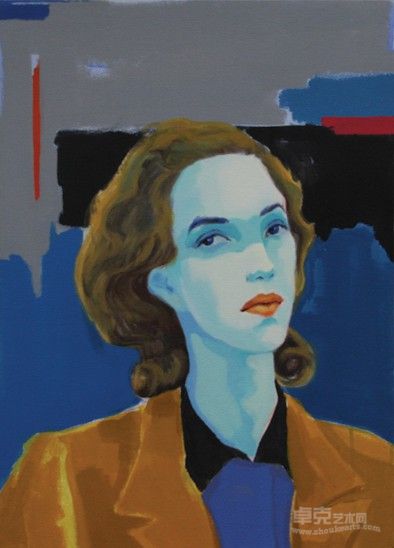 海伦 布面油画 50x70cm  2012 蒋兴