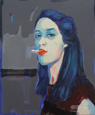 你今天是谁No.12布面油画 50x60cm 2013 蒋兴