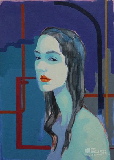 四月 2012布面油画 50x70cm 蒋兴