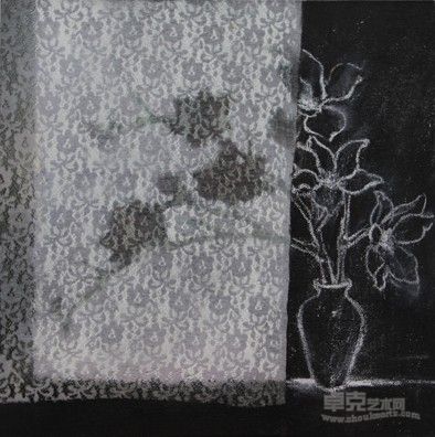 透光系列9 布面丙烯 50x50cm 江云涛