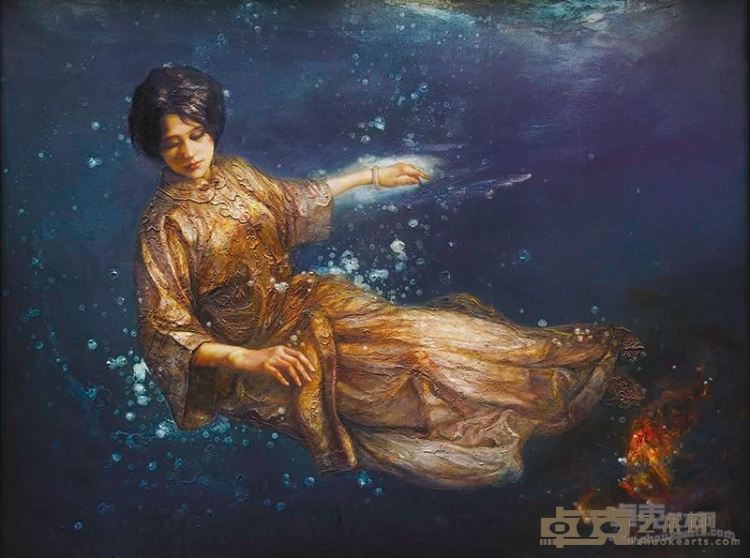 赵春《水与火》114x145cm-油画作品-2010年