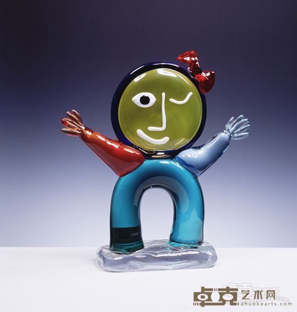 Juan Ripolles  《莫妮卡》 50x45x16cm 玻璃