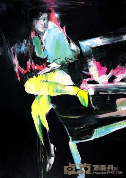 《模糊的光芒之二》 100x140cm 2014