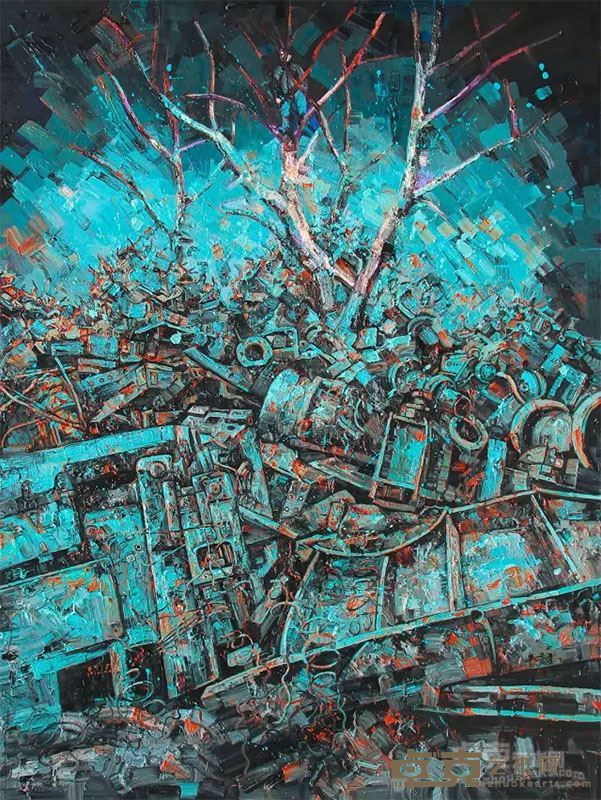 《失落之地》200x150cm 布面油画 2015年