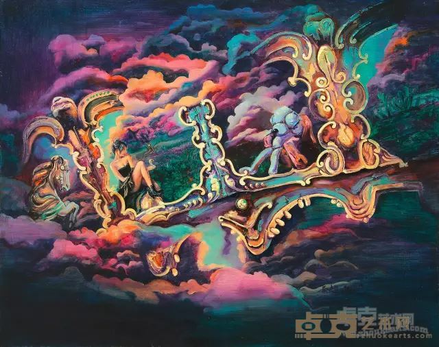 《看不见的尽头》100x80cm 布面油画 2014年