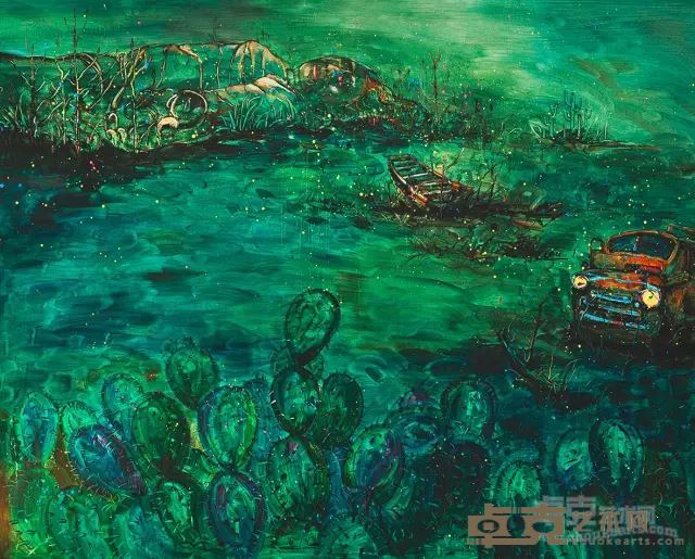 《格列佛》100x80cm 布面油画 2014年