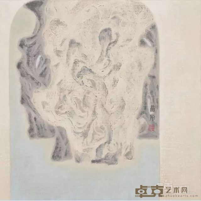 苗彤 《石谱》  60x60cm