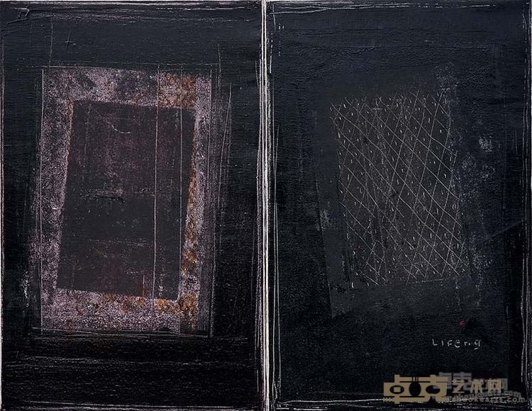 负片4.50x65cm布面油墨2015