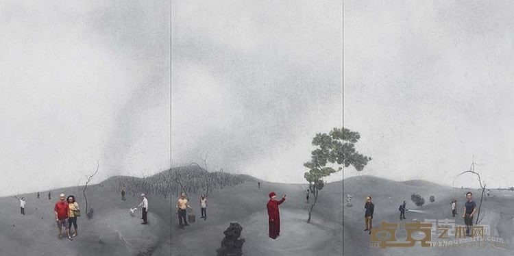 《空山》600cmX300cm 布面油画 2014年 范勃
