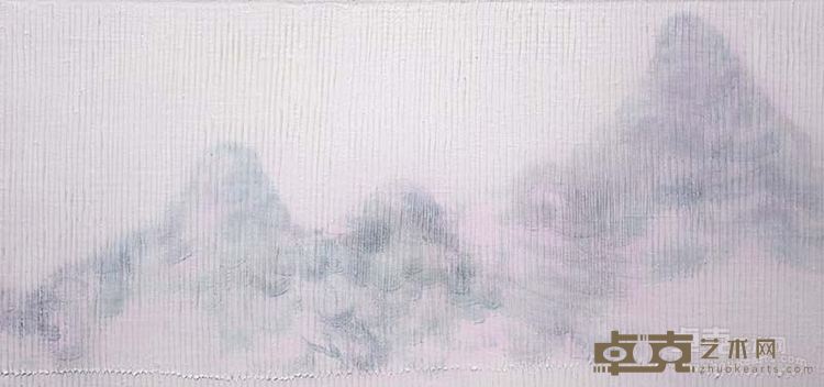 党朝阳 春山之一80x120cm 综合材料 2014年