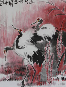 “瑞鹤缘 故乡情”季承业丹顶鹤艺术中国画作品展