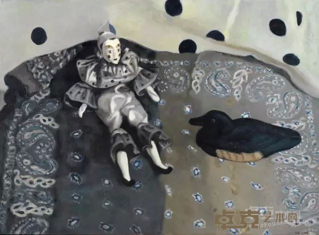 程丛林 《男偶》 布面油画 70cm×50cm 2001