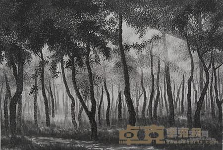 范良友 绿林天光 96X67cm