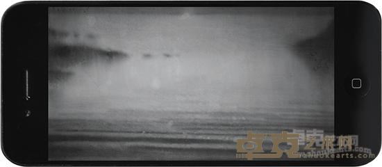 蔡广斌 《他拍·iphone·NO,A06》 105×240cm 水墨 2014