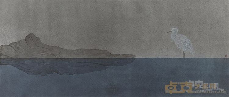 韩非、康凯合作作品 《浮生若梦》 72x170cm 纸本设色 2015年