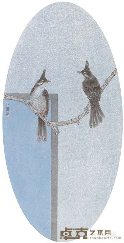 韩非   66x33cm 纸本设色 2015年
