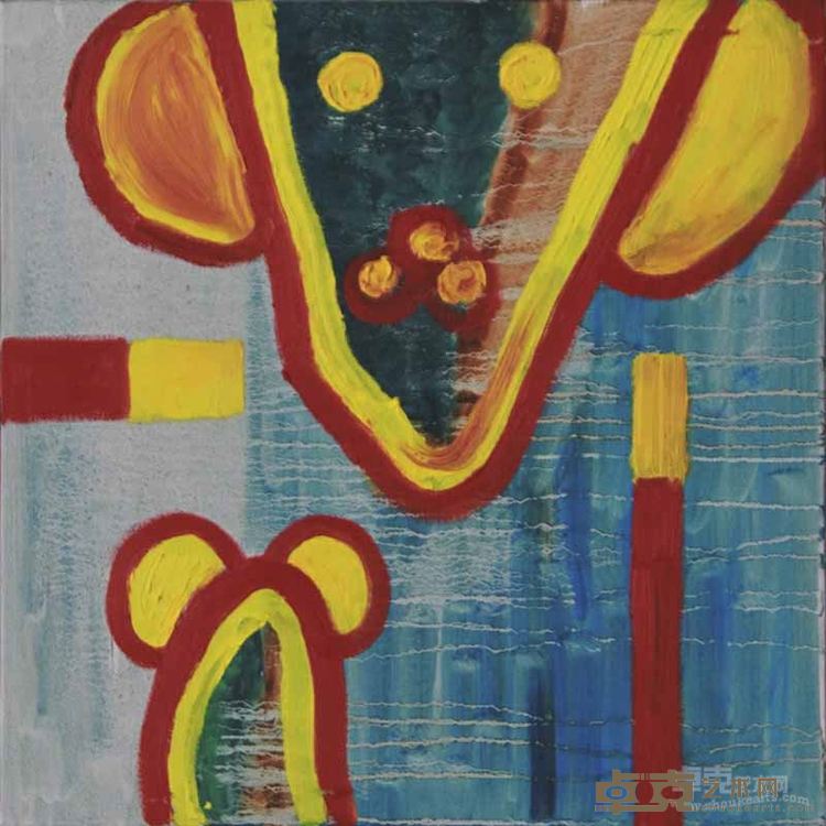 老孙 50x50cm    布面油画  2015