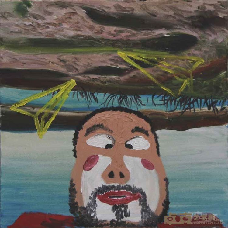 两飞机 50x50cm    布面油画   2015