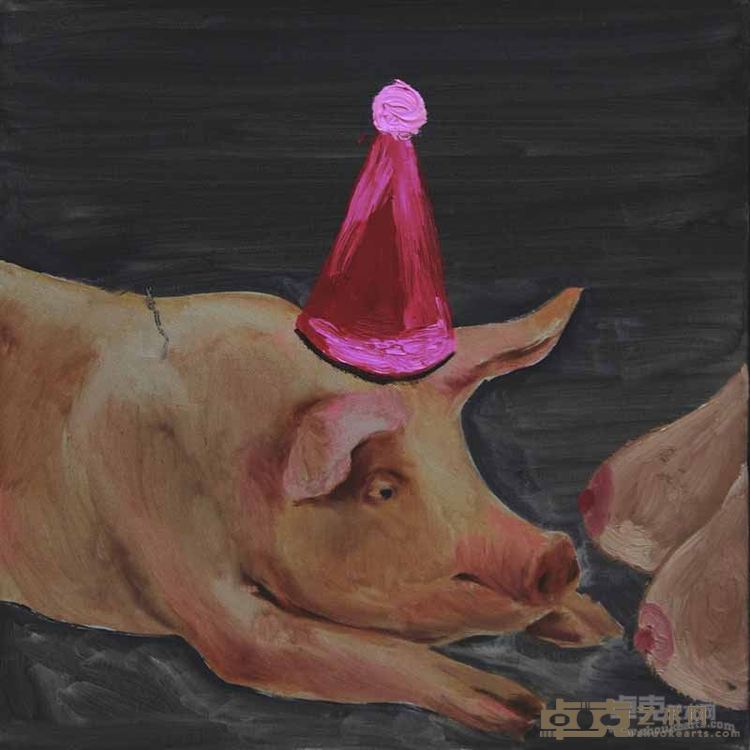 拍个电影吧  50x50cm    布面油画  2015