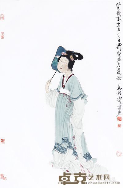 徐乐乐 纨扇仕女图