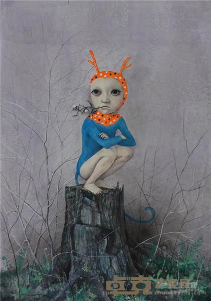 张霜 《滋生系列01》 55x39cm 2012年