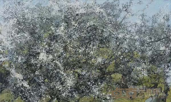 碧苔芳晖      布面油画     150 × 250cm     2013