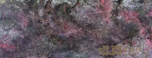 莽山春色     布面油画    250 × 650cm     2015