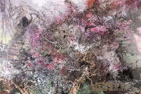 如虹    布面油画   200 ×  300cm     2015