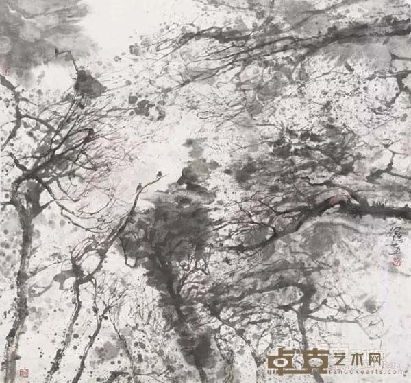 水墨之十六     纸本水墨       90 × 95cm      2015