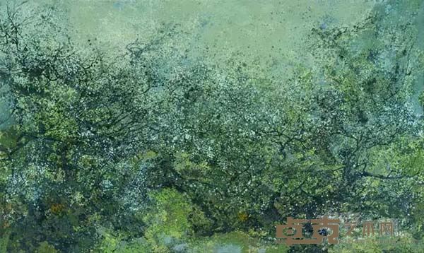 悠悠暗香    布面油画    150 × 250cm    2013
