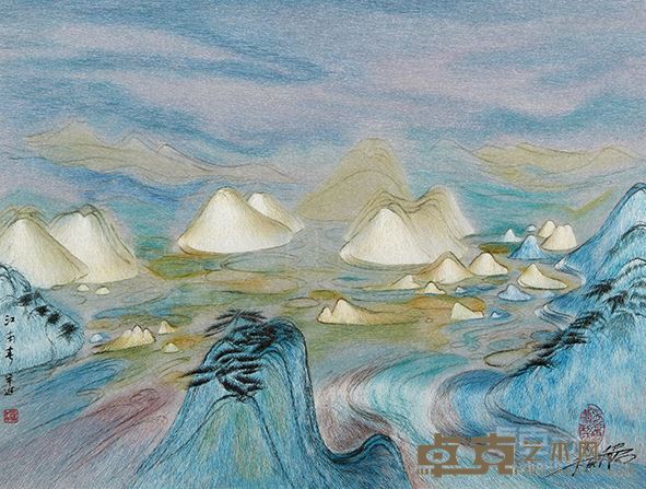吴彩霞《江南春》