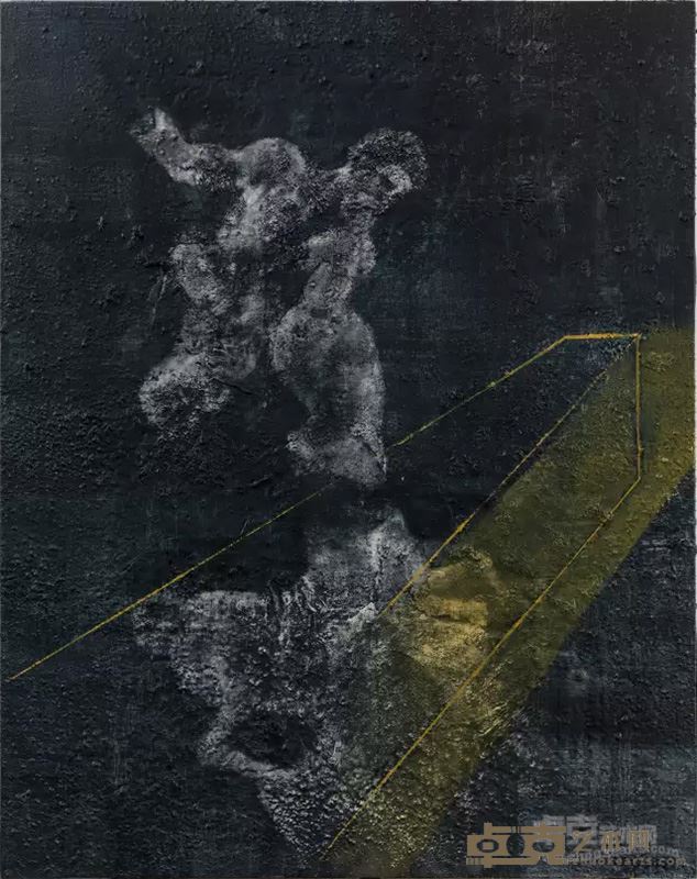 普罗米修斯 200x150cm 布面综合材料 2015