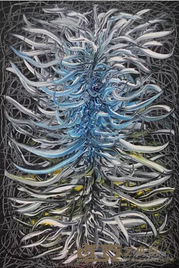 2014作品1号  布面油画 150×100cm  2015年