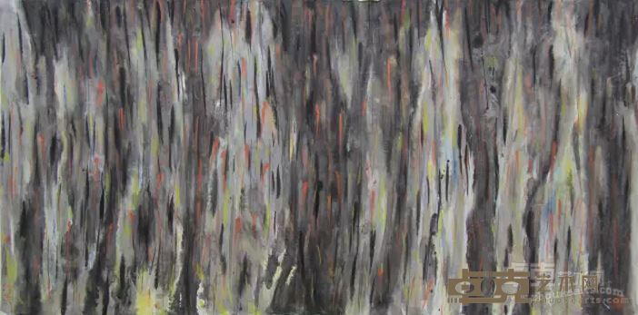 《剑胆琴心2》 68×138cm  纸本水墨  2014年
