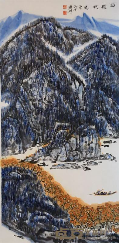 西巅秋色  136×68cm
