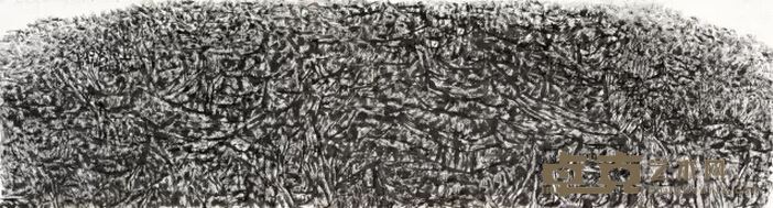 山水之音之二  180×40cm  水墨  2015