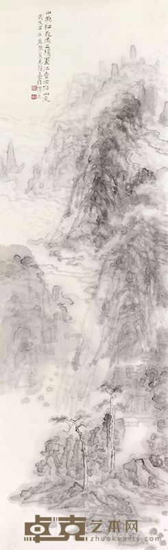 蜀江春水拍山流  95×28cm