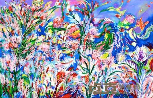 森林之花  140×90cm  油画  2013