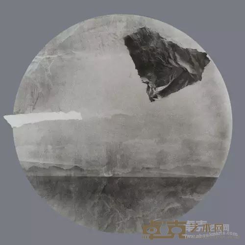 消解图31号  150x150cm  布面综合材料  2015年