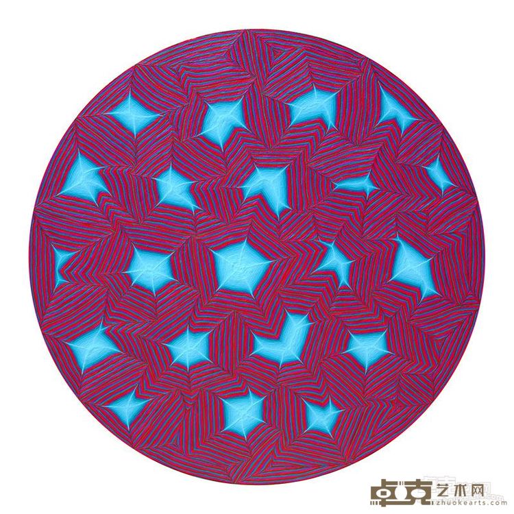 《京LJH1426》 2014年 布面丙烯  直径60cm