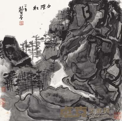 夕阳红  67.5×68.5  1996