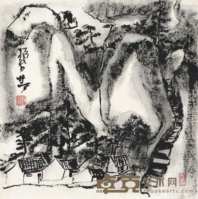 山水  45×45  1990